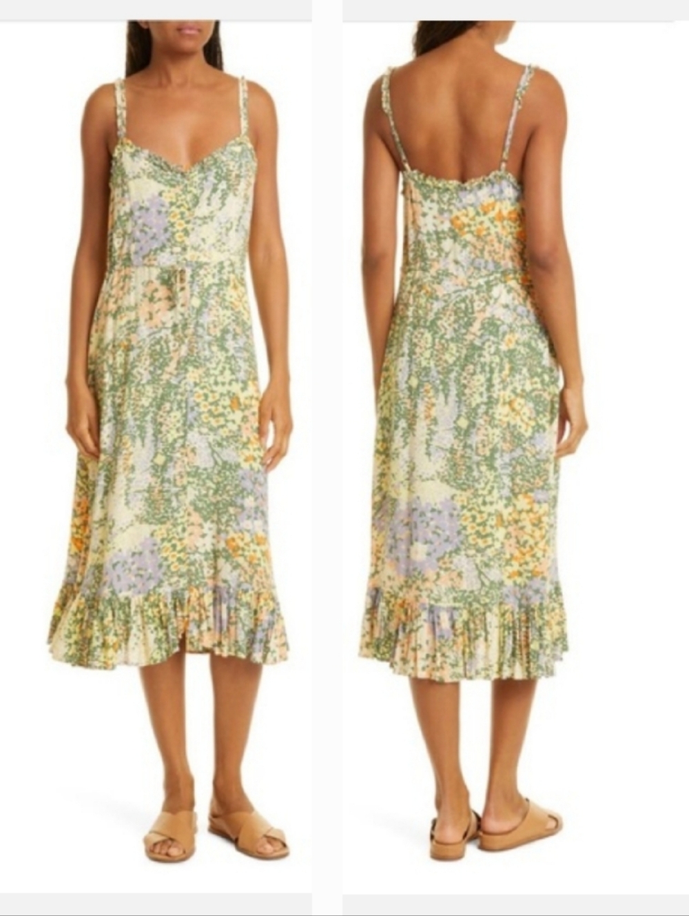 Rails floral dress Adalyn Gardenia floral midi Dress